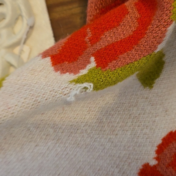 Disney Beauty And The Beast Red and Green Floral Cardigan - Picture 9 of 9